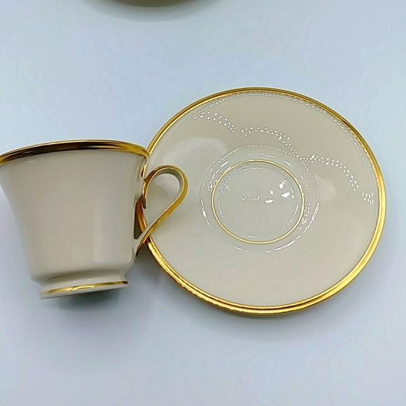 COPY- 2 Lenox Eternal Cup & Saucer Sets. USA - Picture 4 of 8
